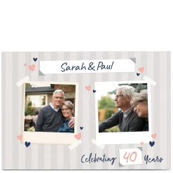 Best Personalised Anniversary Card - Years Together Anniversary|Photo