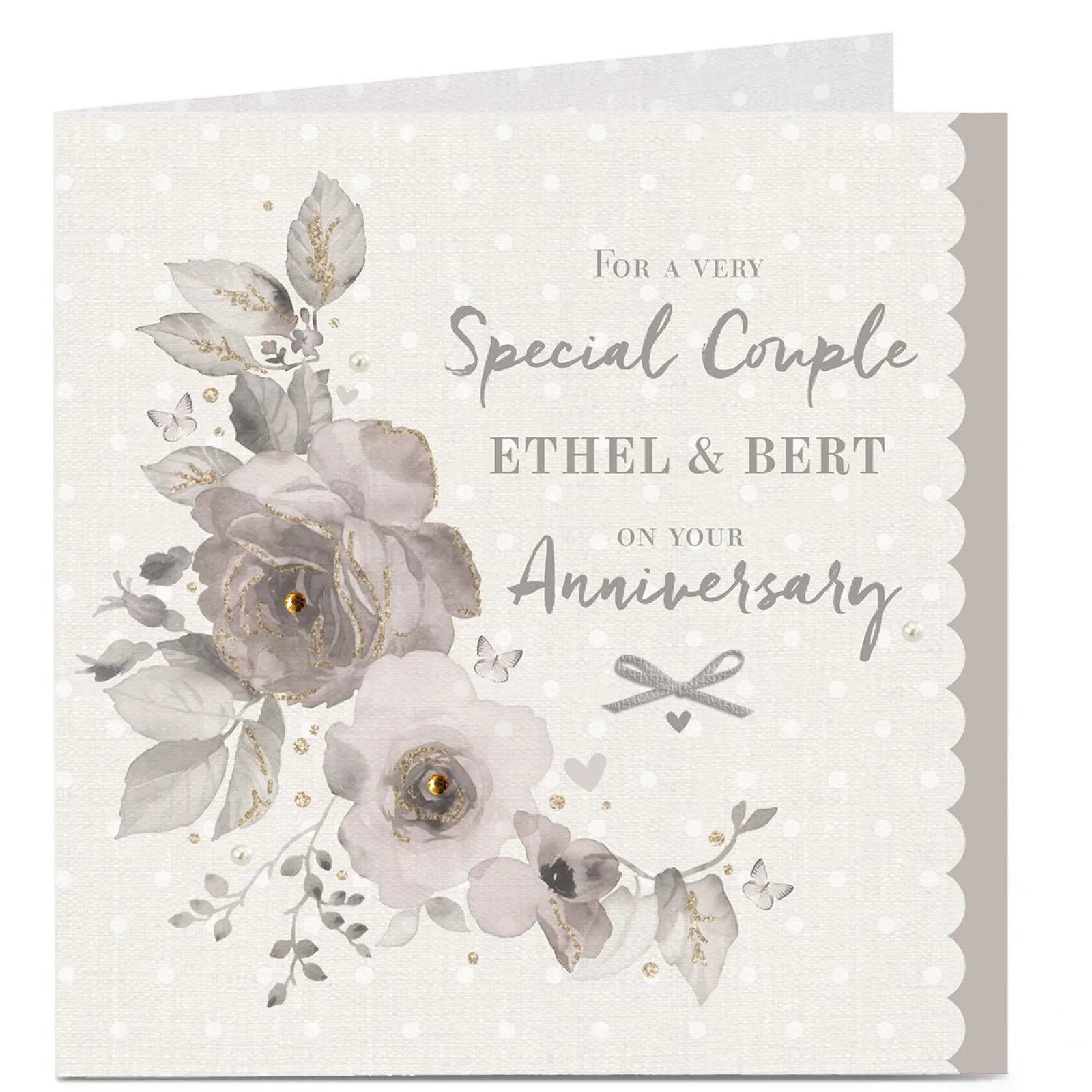 Card Factory Personalised Anniversary Card - Very Special Couple