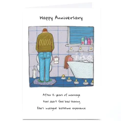 Outlet Personalised Anniversary Card - After Years Of Marriage... Anniversary|Funny