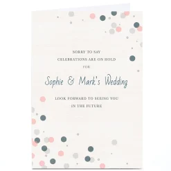 Card Factory Personalised Announcement Card - Sorry