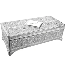 Card Factory Personalised Antique Style Silver Plated Jewellery Box