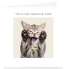 Kids Card Factory Personalised Any Occasion Card - Crazy Cat