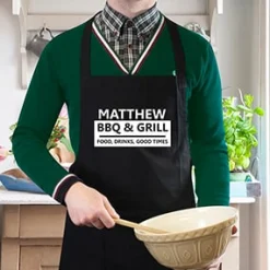 New Personalised Apron - BBQ & Grill Gifts For Him|Birthday Gifts