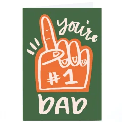 Discount Personalised Ashley Le Quere Card - You're 1 Dad For Dad|Father's Day