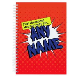 Hot Personalised Awesome Adventures Notebook Personalised Notebooks And Stationery|Notebooks & Stationery