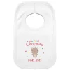 Kids Card Factory Personalised Baby Bib - My First Christmas Reindeer