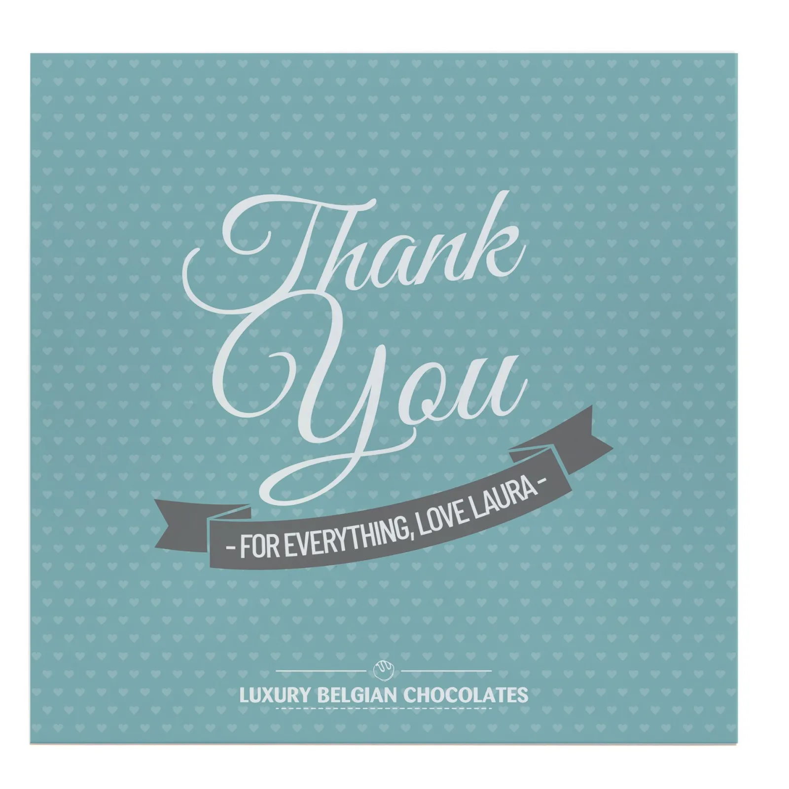 Hot Personalised Belgian Chocolates - Thank You Chocolate & Sweets|Gifts For Couples