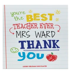 Card Factory Personalised Belgian Chocolates - Best Teacher