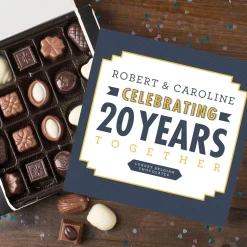 Online Personalised Belgian Chocolates - Celebrate Together Chocolate & Sweets|Anniversary Gifts