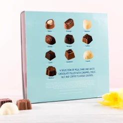 Clearance Personalised Belgian Chocolates - Easter Bunny Ears Chocolate & Sweets|Gifts For Him