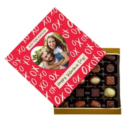 Card Factory Personalised Belgian Chocolates - Valentine's Hugs & Kisses