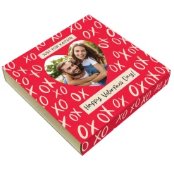 Card Factory Personalised Belgian Chocolates - Valentine's Hugs & Kisses