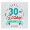 Online Personalised Belgian Chocolates - Happy 30th Birthday 30Th Birthday|Chocolate & Sweets