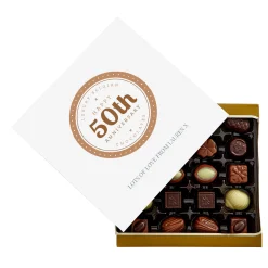 Sale Personalised Belgian Chocolates - 50th Anniversary Chocolate & Sweets|Anniversary Gifts