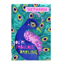 Discount Personalised Bev Hopwood Card - You're Fabulous Darling Any Occasion|Thank You