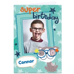 Kids Card Factory Personalised Bev Hopwood Birthday Card - Super Birthday