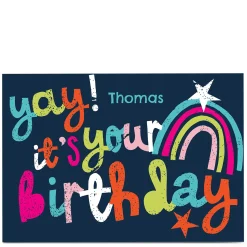 BOY Card Factory Personalised Bev Hopwood Card - It's Your Birthday
