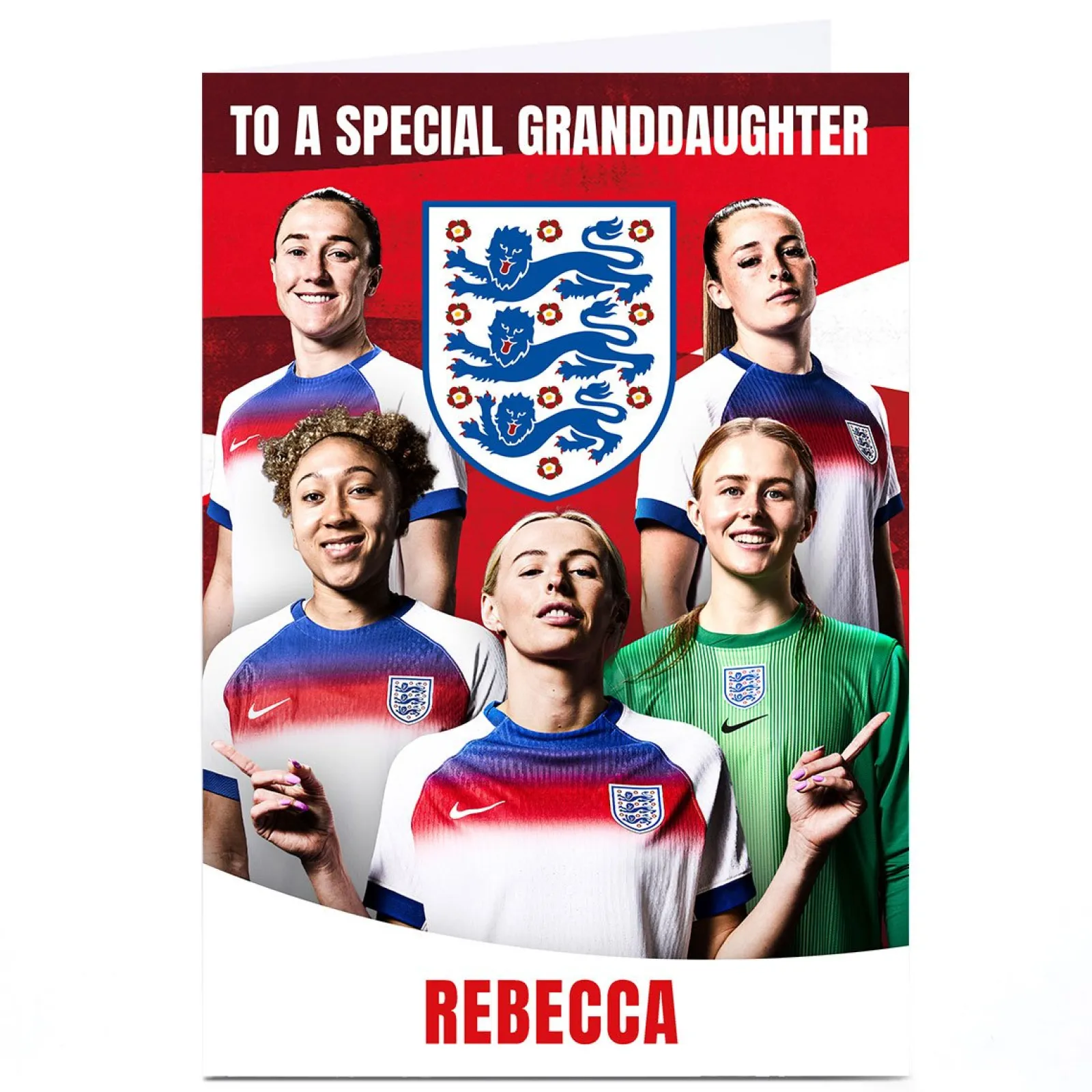 Kids Card Factory Personalised Birthday Card - Lionesses Special Granddaughter