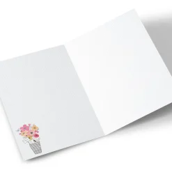 Hot Personalised Birthday Card - Painted Flowers Birthday|For Her