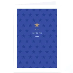 Sale Personalised Birthday Card - You're the star Kids For Uncle|For Son