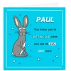 Personalised Birthday Card - Odd Grey Hare Funny|Birthday