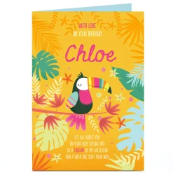 Sale Personalised Birthday Card - Toucan Of My Affection Kids For Sister|For Niece