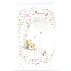Outlet Personalised Birthday Card - Bear Storytime, Mummy For Mum|Mum