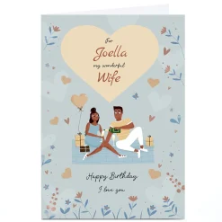 Online Personalised Birthday Card - For my Wonderful For Wife|Birthday