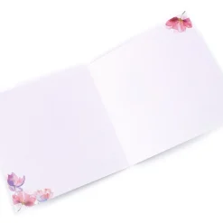 Hot Personalised Birthday Card - Just For You, Flowers For Auntie|Premium Square