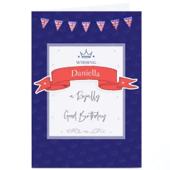 Outlet Personalised Birthday Card - Royally Good Birthday Birthday|For Him