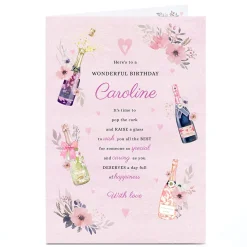 Card Factory Personalised Birthday Card - Wonderful Birthday