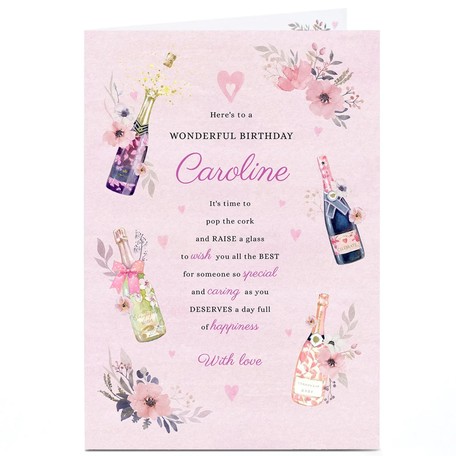 Card Factory Personalised Birthday Card - Wonderful Birthday