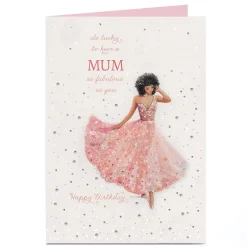 Card Factory Personalised Birthday Card - As Fabulous As You Mum