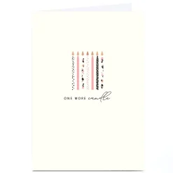 Hot Personalised Birthday Card - One More Candle Kids For Sister|For Niece