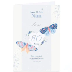 Clearance Personalised Birthday Card - As Beautiful As You, Editable Age, Nan 80Th Birthday|Editable Age