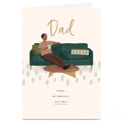 Card Factory Personalised Birthday Card - Do Whatever You Like, Dad