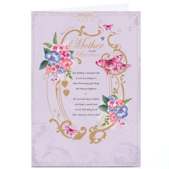 Card Factory Personalised Birthday Card - Joyful Things, Mother