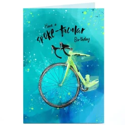 Card Factory Personalised Birthday Card - Have A Spoke-takular Birthday