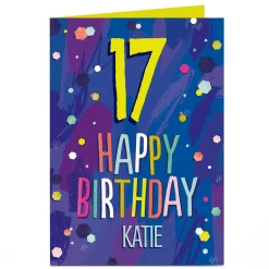 New Personalised Birthday Card - Happy Birthday Spots For Son|For Daughter