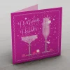 Card Factory Personalised Birthday Card - Pink Birthday Bubbles