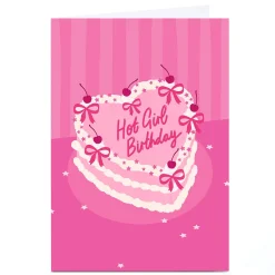 New Personalised Birthday Card - Hot Girl Birthday For Friend|Trending