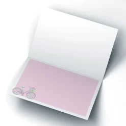 Card Factory Personalised Birthday Card - Pastel Bicycle With Balloons, Niece