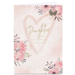 Outlet Personalised Birthday Card - Pink Pastels Lovelier Every Year, Daughter For Daughter|Daughter