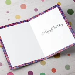 Kids Card Factory Personalised Birthday Card - Triangle Background