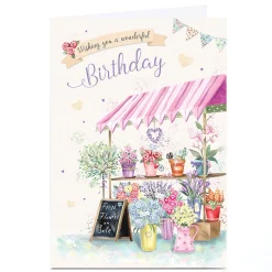 Online Personalised Birthday Card - Wishing You A Wonderful Birthday Birthday|For Her