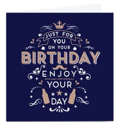 Card Factory Personalised Birthday Card - On Your Birthday