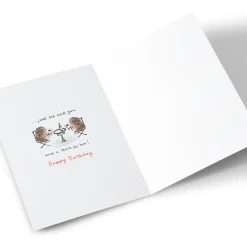 Clearance Personalised Birthday Card - Just You and Me Hedgehogs, Husband For Husband|Birthday