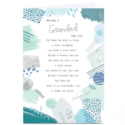 Clearance Personalised Birthday Card - Having A Grandad Like You For Grandad|Birthday