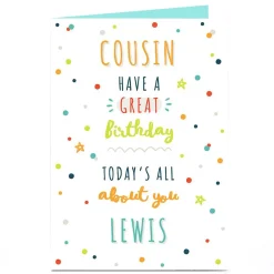 Kids Card Factory Personalised Birthday Card - Have A Great Birthday