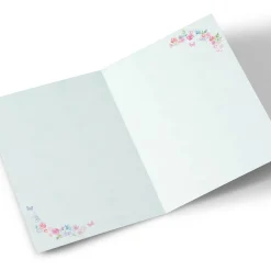 Card Factory Personalised Birthday Card - Flowers & Birdhouse, Editable Age